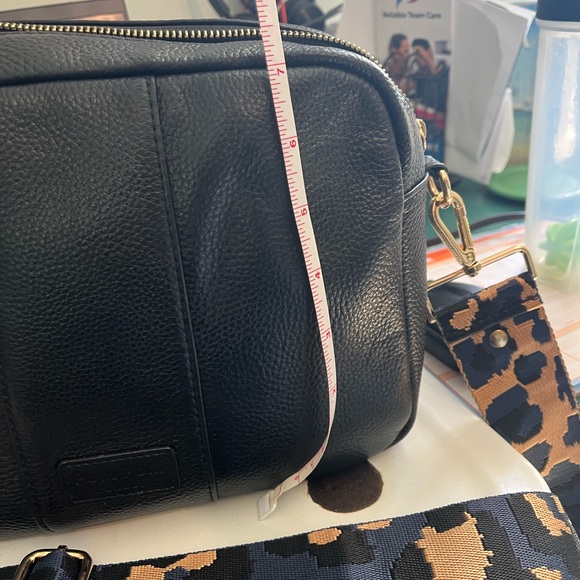 Pom-pom London City  Plus black bag with two straps - Picture 3 of 7